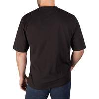 Heavy-Duty Pocket T-Shirt, Men's, Small, Black Pathway Supply LP