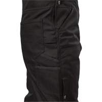 GridIron Regular Length Zip-To-Thigh Bib Overall, Men's, Large, Black Pathway Supply LP