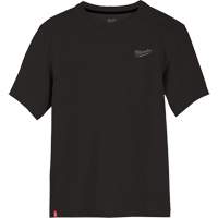 Hybrid Work Tee Shirt, Men's, Small, Black Pathway Supply LP