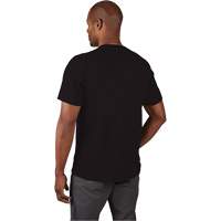 Hybrid Work Tee Shirt, Men's, Small, Black Pathway Supply LP
