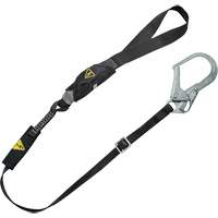 V-Series Utility Energy Absorbing Lanyard, 6', Rebar Hook Center, Snap Hook Leg Ends, Nylon Pathway Supply LP