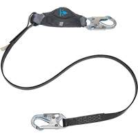 Anti-Corrosion Energy Absorbing Lanyard, 6', Snap Hook Center, Snap Hook Leg Ends, Polyester Pathway Supply LP