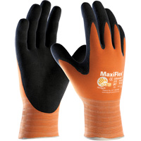 ATG MaxiFlex&reg; Ultimate High Visibility Seamless Gloves, Large, Nitrile Coating, 15 Gauge, Nylon/Lycra&reg; Shell Pathway Supply LP