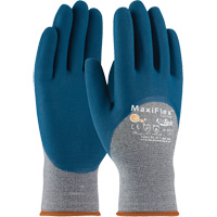 ATG MaxiFlex&reg; Comfort Seamless Knit Gloves, Large, Nitrile Coating, 15 Gauge, Nylon Shell Pathway Supply LP