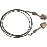 Bouchons d'oreilles en mousse camo sans roulement &agrave; tourner Glide, Vrac - Boîte, Avec cordon Pathway Supply LP