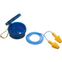 E-A-R Ultrafit Premolded Earplugs, Corded, Pair - Plastic Case, 25 dB NRR, One-Size Pathway Supply LP