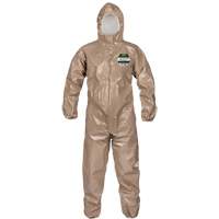 Coveralls, ChemMax 4 Plus, Large, Brown Pathway Supply LP