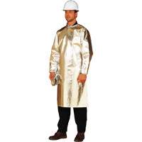 ALM 300 Long Heat Protective Apron/Smock, 48" L, Aluminized Fibreglass Pathway Supply LP
