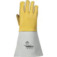 TIG Welding Gloves, Grain Elkhide, Size Small Pathway Supply LP