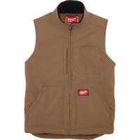Heavy-Duty Sherpa-Lined Vest, Men's, Small, Brown Pathway Supply LP