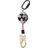 Cordage de s&eacute;curit&eacute; autor&eacute;tractable avec petit mousqueton Dynamic, 6', Polyester, Pivotant Pathway Supply LP