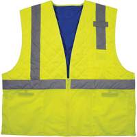 Chill-Its 6668 Safety Cooling Vest, Small, High Visibility Lime-Yellow Pathway Supply LP