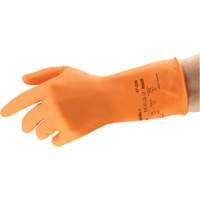 Gants r&eacute;sistants aux produits chimiques AlphaTec 87-320, Taille 7.5, 11,8" lo, Latex de caoutchouc, Doublure en Coton/Ouat&eacute;e, 17 mils Pathway Supply LP