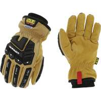 Coldwork Waterproof M-Pact&reg; Driver Gloves, 8, Grain Leather Palm, Elastic Cuff Pathway Supply LP