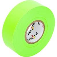 Flagging Tape, 1.1875" W x 164' L, Fluorescent Green Pathway Supply LP