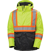 Alta Winter Jacket, Polyester, Black/High Visibility Lime-Yellow, Small Pathway Supply LP