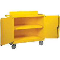 Spill Control Center Cart, 18" L x 38.375" W x 36" H Pathway Supply LP