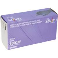 Medical Grade Disposable Gloves, Medium, Nitrile, 6-mil, Powder-Free, Black, Class 2 Pathway Supply LP