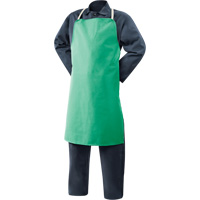 Tablier en coton ignifuge Weldlite, Salopette, 36" lo, Vert Pathway Supply LP