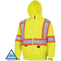 6925 Hoodie, X-Small, High Visibility Yellow Pathway Supply LP
