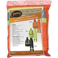 5598 Combinaison de pluie imperm&eacute;able et l&eacute;g&egrave;re, Polyester/PVC, Petit, Orange haute visibilit&eacute; Pathway Supply LP
