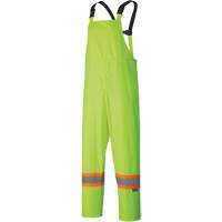 5599 Combinaison de pluie imperm&eacute;able et l&eacute;g&egrave;re, Polyester/PVC, T-petit, Jaune lime haute visibilit&eacute; Pathway Supply LP