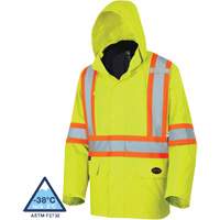 5633 The Rock 3-in-1 Parka, High Visibility Lime-Yellow, X-Small Pathway Supply LP