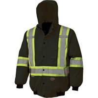 5026 Waterproof 7-in-1 Bomber Jacket, Polyester, Black, X-Small Pathway Supply LP