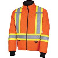 5015A Quilted Freezer Jacket, Polyester, High Visibility Orange, X-Small Pathway Supply LP