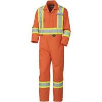 5513T Industrial Wash Coveralls, 40 (Tall), High Visibility Orange Pathway Supply LP