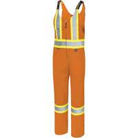 6617T Overalls, Polyester, 40, High Visibility Orange Pathway Supply LP