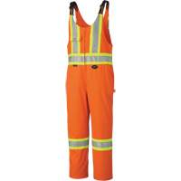 6617Z Safety Overalls with Leg Zippers, Poly-Cotton, 36, High Visibility Orange Pathway Supply LP