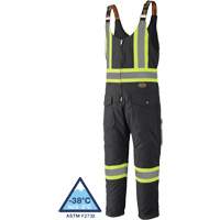 5536BK Quilted Duck Overalls, Cotton, X-Small, Black Pathway Supply LP