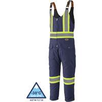 5536 Quilted Duck Overalls, Cotton, Small, Navy Blue Pathway Supply LP