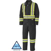 5539BKA Quilted Duck Coveralls, Small, Black Pathway Supply LP
