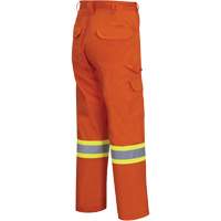 4462 Pantalon cargo de s&eacute;curit&eacute; brillant avec bande StarTech, Coton, 30, Orange haute visibilit&eacute; Pathway Supply LP