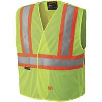 6916A Veste de s&eacute;curit&eacute; ignifug&eacute;e, Jaune lime haute visibilit&eacute;, Moyen/Petit, Polyester Pathway Supply LP
