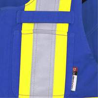 7714 FR-Tech&reg; Flame-Resistant Overalls, Small, Royal Blue Pathway Supply LP