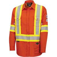 7743 Chemise de s&eacute;curit&eacute; ignifug&eacute;e FR-Tech, Petit, Orange haute visibilit&eacute; Pathway Supply LP