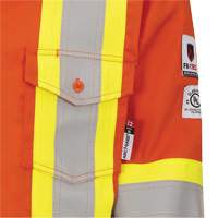 7743 Chemise de s&eacute;curit&eacute; ignifug&eacute;e FR-Tech, Petit, Orange haute visibilit&eacute; Pathway Supply LP