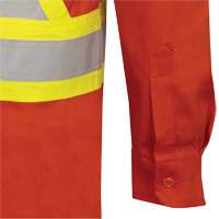 7743 Chemise de s&eacute;curit&eacute; ignifug&eacute;e FR-Tech, Petit, Orange haute visibilit&eacute; Pathway Supply LP