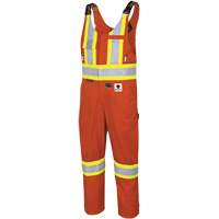 7712 FR-Tech&reg; Flame-Resistant Overalls, Small, High Visibility Orange Pathway Supply LP