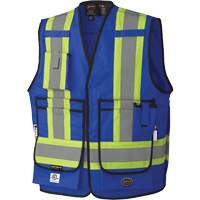 7733 FR-Tech&reg; Flame-Resistant Arc Surveyor's Vest, Small, Royal Blue, 9.7 cal/cm² Pathway Supply LP