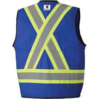 7733 FR-Tech&reg; Flame-Resistant Arc Surveyor's Vest, Small, Royal Blue, 9.7 cal/cm² Pathway Supply LP