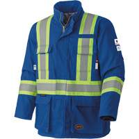 5523 Flame-Resistant Safety Parka, Small, Royal Blue, 58 cal/cm² Pathway Supply LP