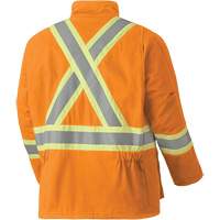 5533 Flame-Resistant Safety Parka, Small, High Visibility Orange, 58 cal/cm² Pathway Supply LP