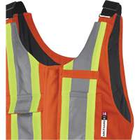 5534A Flame-Resistant Quilted Safety Overalls, Small, Orange Pathway Supply LP