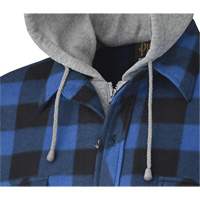 415SS Quilted Hooded Shirt, Men's, Small, Multi-Colour Pathway Supply LP