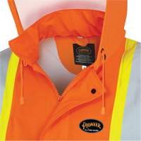 5892PKT High-Visibility FR Waterproof Safety Jacket, X-Small, High Visibility Orange Pathway Supply LP