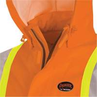 5880 Manteau de pluie ignifuge et protection contre les &eacute;clats d'arc &eacute;lectrique, T-petit, Orange haute visibilit&eacute;, 10 cal/cm² Pathway Supply LP